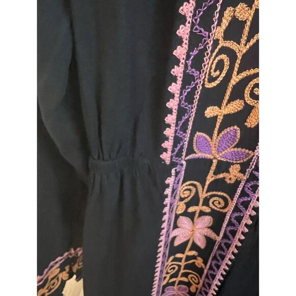 Anthropologie kaftan Size XS beach coverup pool kimono open front robe - Picture 2 of 7